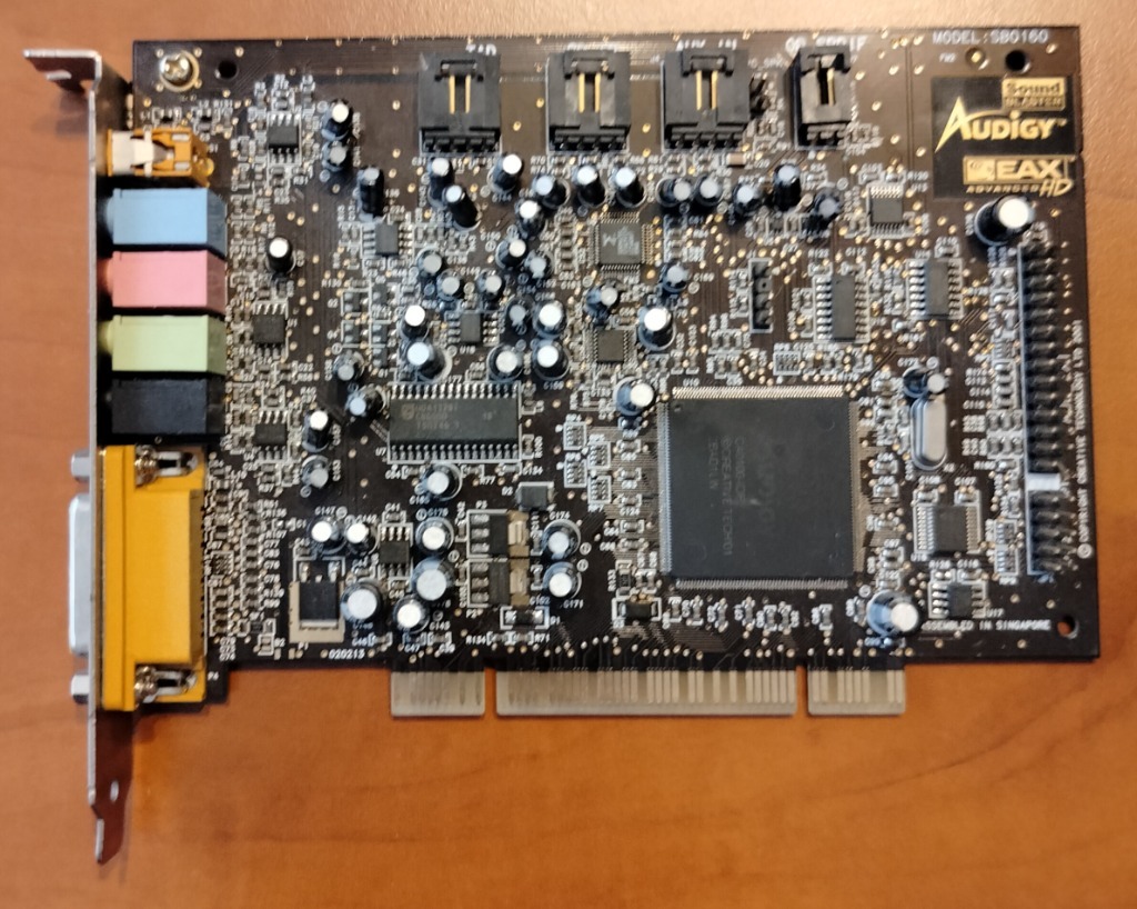 Karta muzyczna Sound Blaster SB0160 | Radziemice | Licytacja na Allegro ...