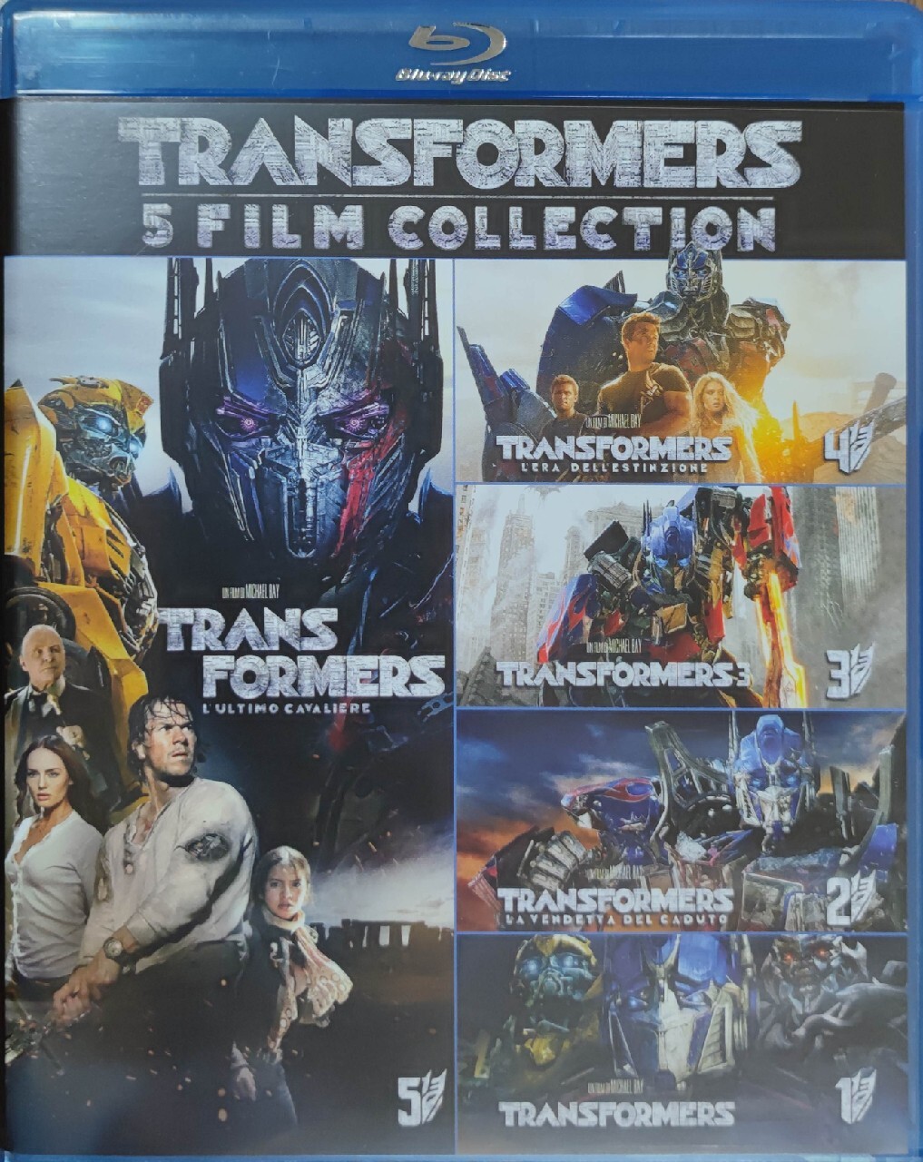 Transformers 5 części 5x4k UHD 5x Bluray BCM! Bydgoszcz Licytacja na Allegro Lokalnie
