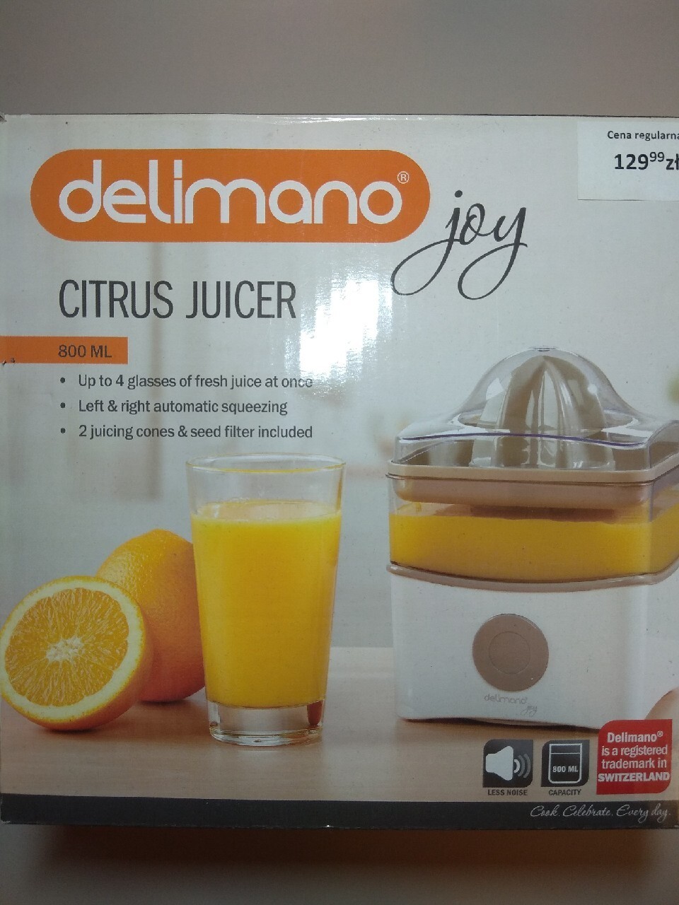 Delimano Joy Citrus Juicer 800 ML (Switzerland) Warszawa Kup