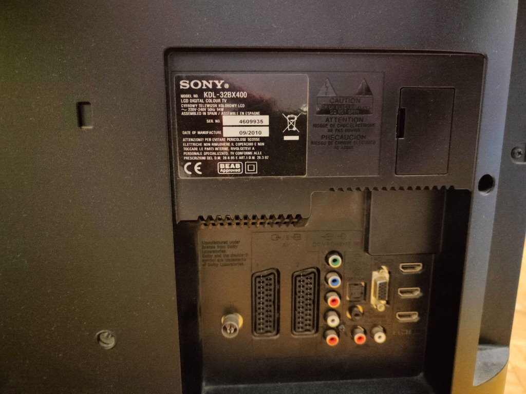 Telewizor Sony Bravia KDL32BX400 fullhd 32" na cz Warszawa