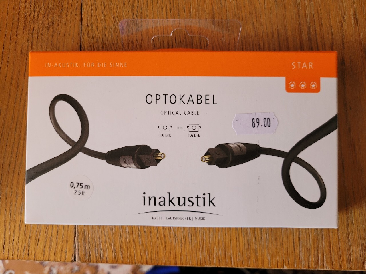 Kabel optyczny optical cable Inakustik Nowy Lublin Kup teraz na