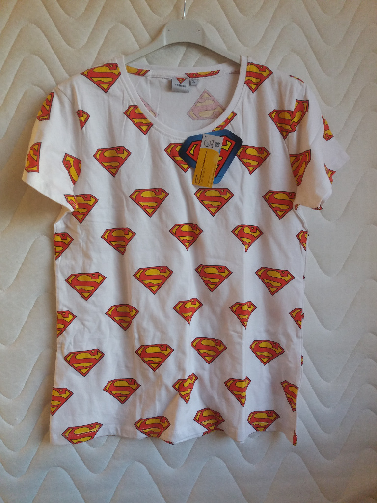 bia y damski t shirt superman XL Warszawa Kup teraz na Allegro