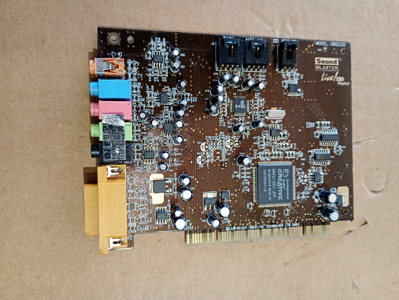 Sound Blaster Live 5 1 digital sb0220 PCI | Michałów-Reginów ...