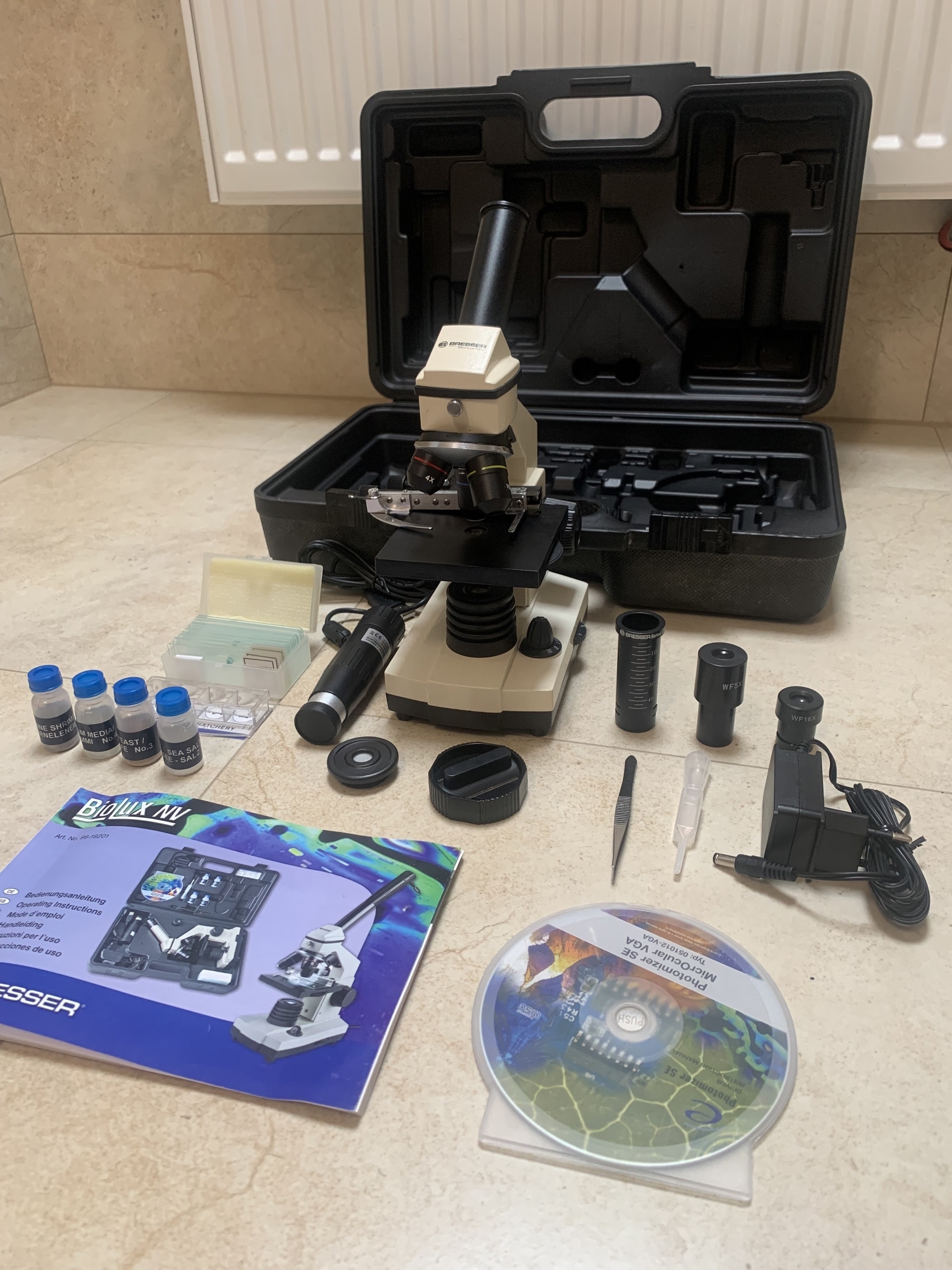 Mikroskop Biolux NV 20x1280x Bresser Przemków Kup teraz na Allegro