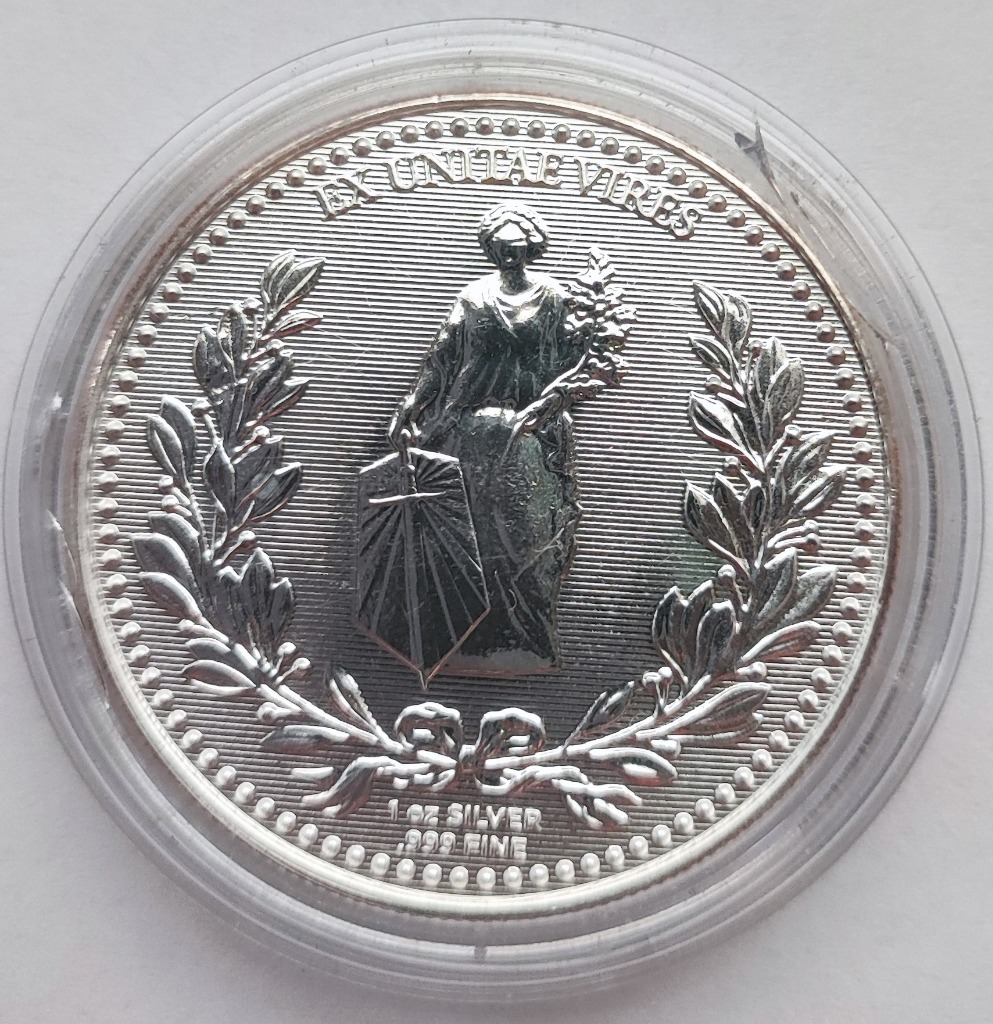 Ex unitae vires srebrna 1 oz Kraków Kup teraz na Allegro Lokalnie