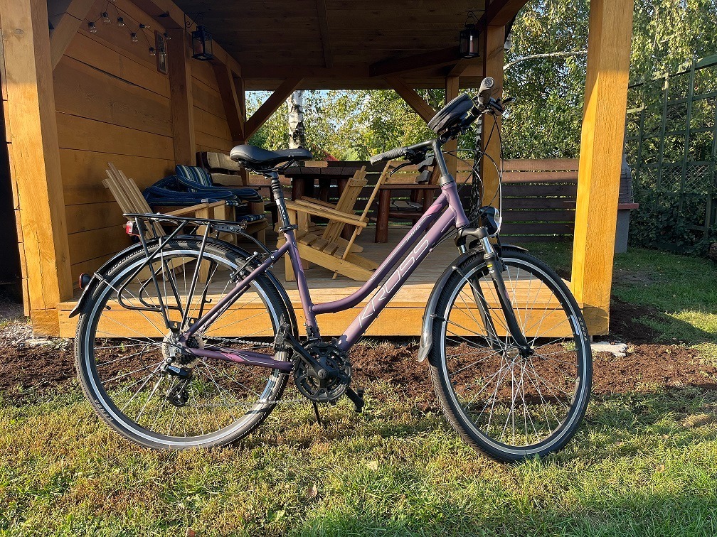 Rower Kross Trans 2.0 damski fioletowy rozmiar L Żmudź Kup teraz na