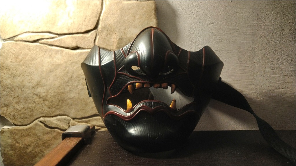 Maska Mempo Ghost Of Tsushima Bieruń Ogłoszenie na Allegro Lokalnie