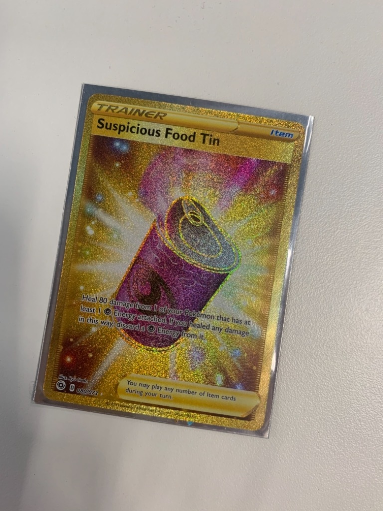 suspicious food tin pokemon card value PSA 9 MINT (Secret) 080/073 discard a Psychic Energy from it Suspicious Food Tin #66 Prices