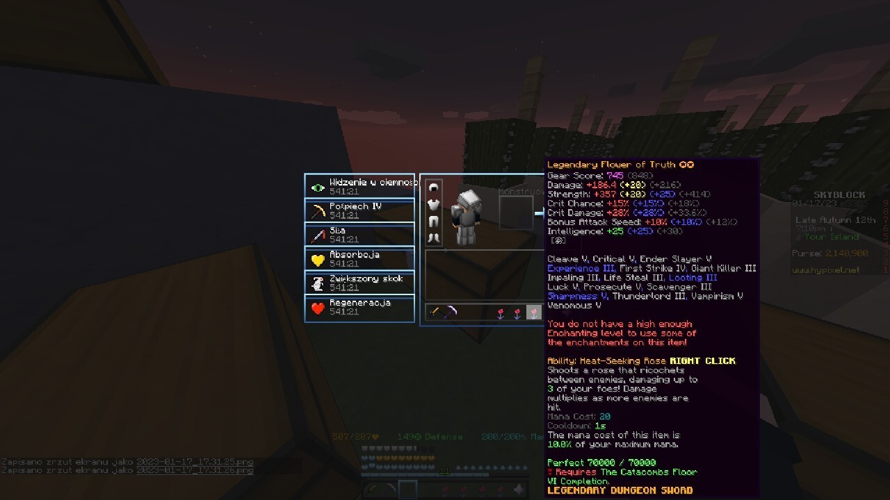 Hypixel SkyBlock flower of truth Warszawa Kup teraz na Allegro Lokalnie