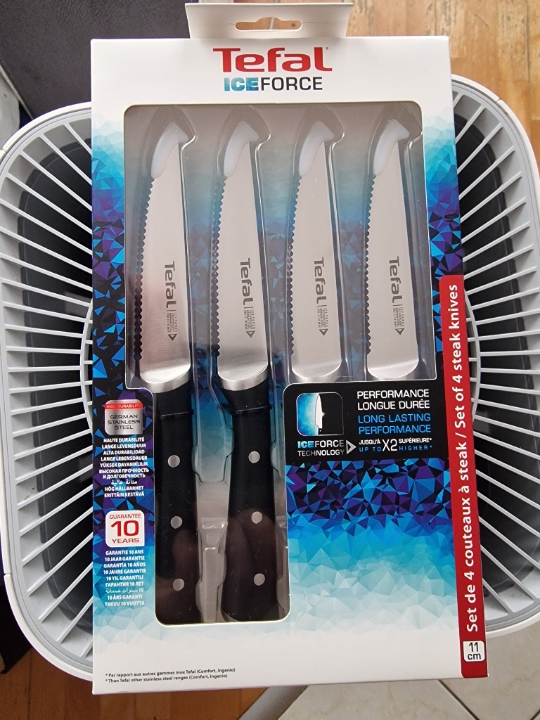 Zestaw noży do steków Tefal Ice force 4 szt | Warszawa | Kup teraz na ...