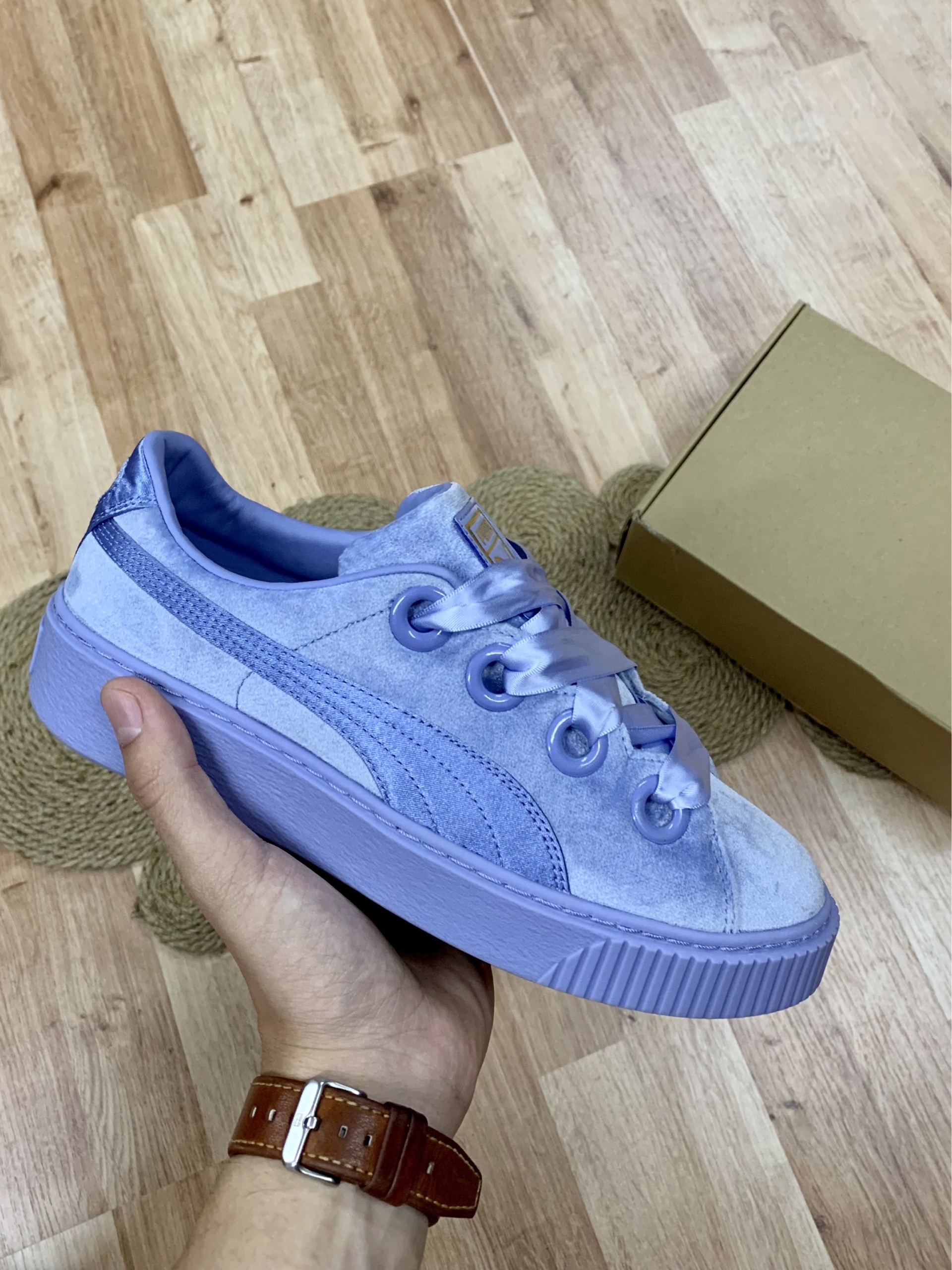 Puma platform kiss velvet sale