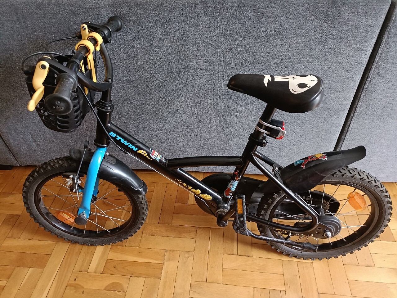 Rower dziecięcy b'twin pirat 16 cali decathlon Baranowo Kup teraz