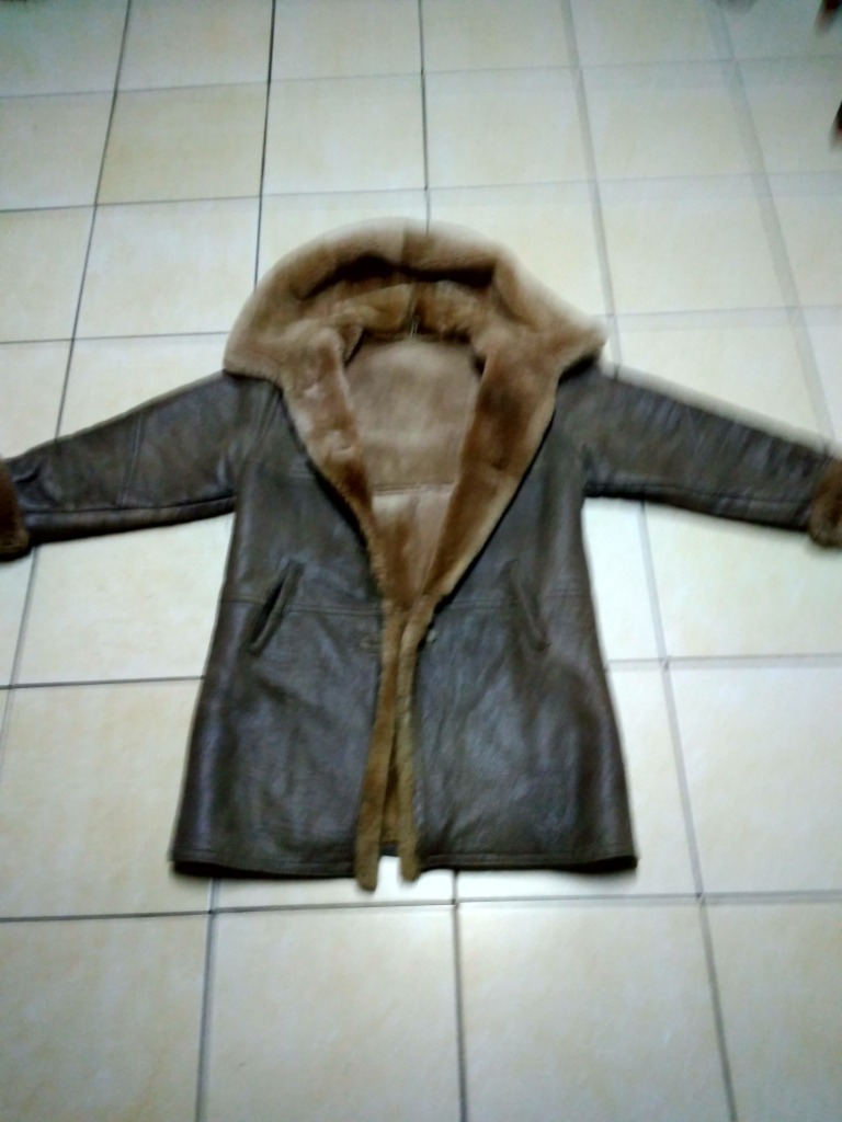 Kożuch z barana L/XL Wysokie Mazowieckie Kup teraz na Allegro Lokalnie