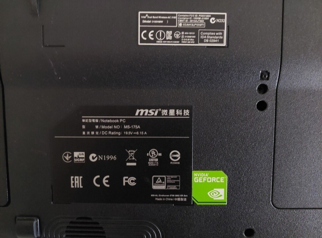 Laptop MSI MS175A gamingowy Wrocław Kup teraz na Allegro Lokalnie