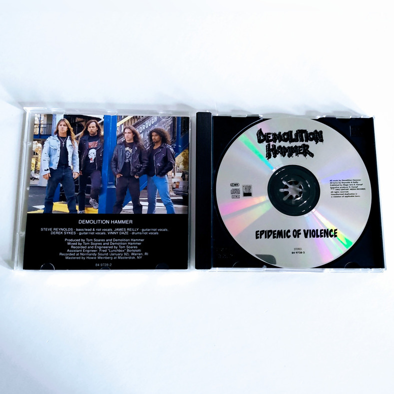 DEMOLITION HAMMER "Epidemic of Violence" Rare CD Krosno Licytacja