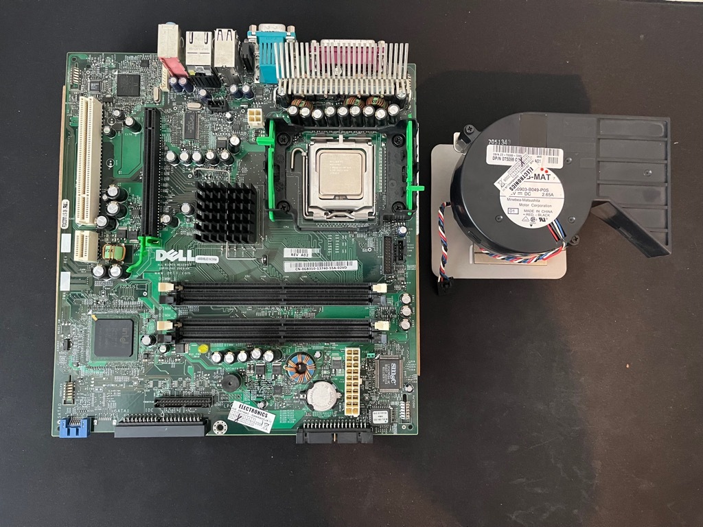 Płyta główna DELL, Foxconn LS-36 i chłodzenie | Lublin | Licytacja na ...
