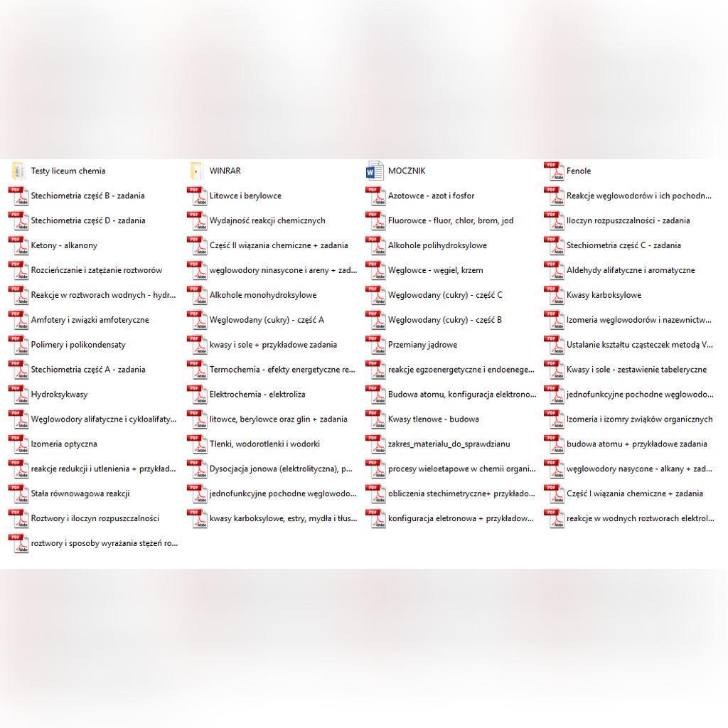 Notatki Z Chemii Do Matury Pdf