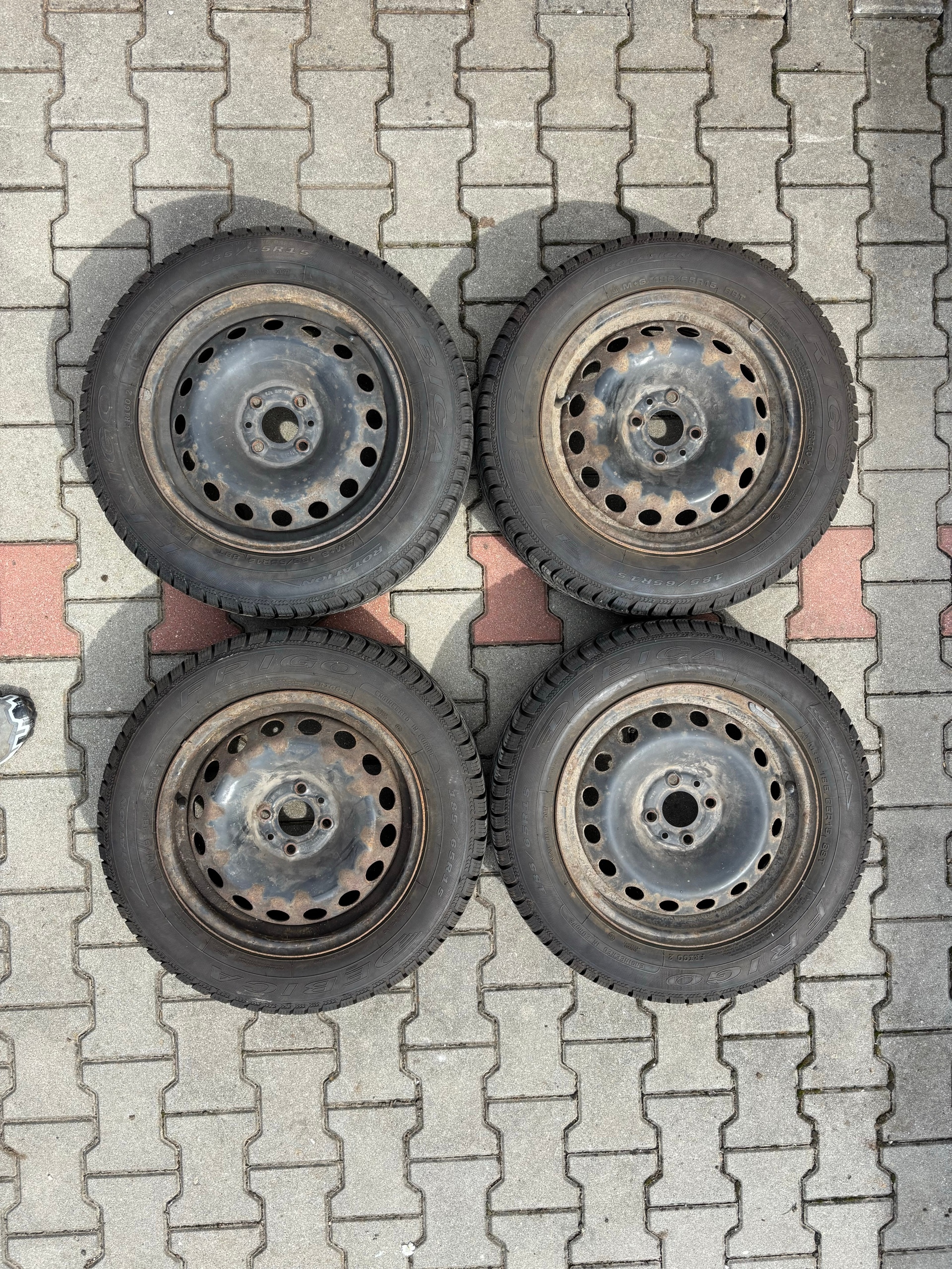 4 КОЛЕСА FIAT DOBLO 6X15” ET37 4X98 185/65R15 FRIGO 2 