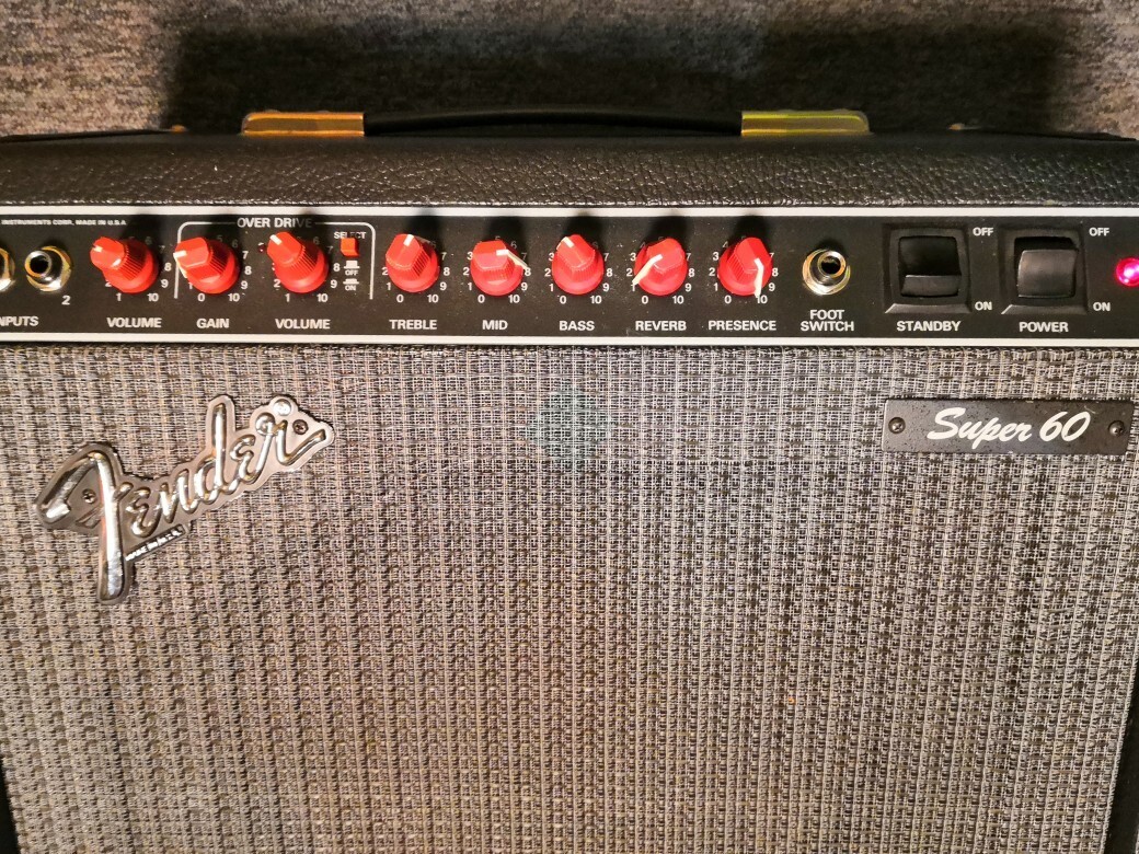 Fender Super 60 Red Knobs lampowe combo gitarowe Poznań Ogłoszenie na Allegro Lokalnie