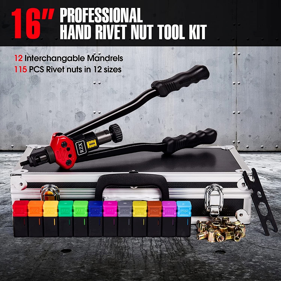 Nitownica Ręczna.16'' Hand Rivet Nut Tool Kit/ RZX BYDGOSZCZ Kup