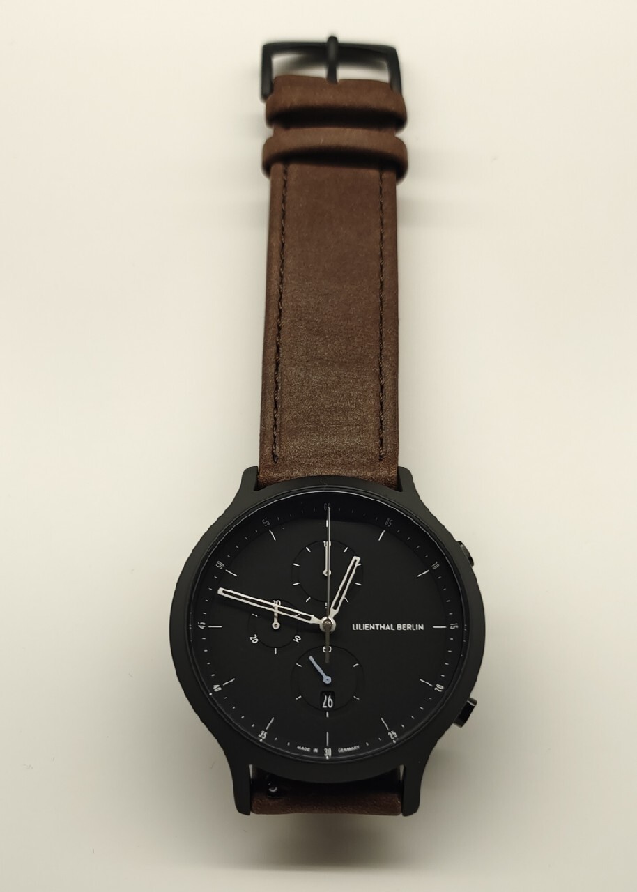 Chronograph All Black Lilienthal Berlin Warszawa Licytacja na Allegro Lokalnie