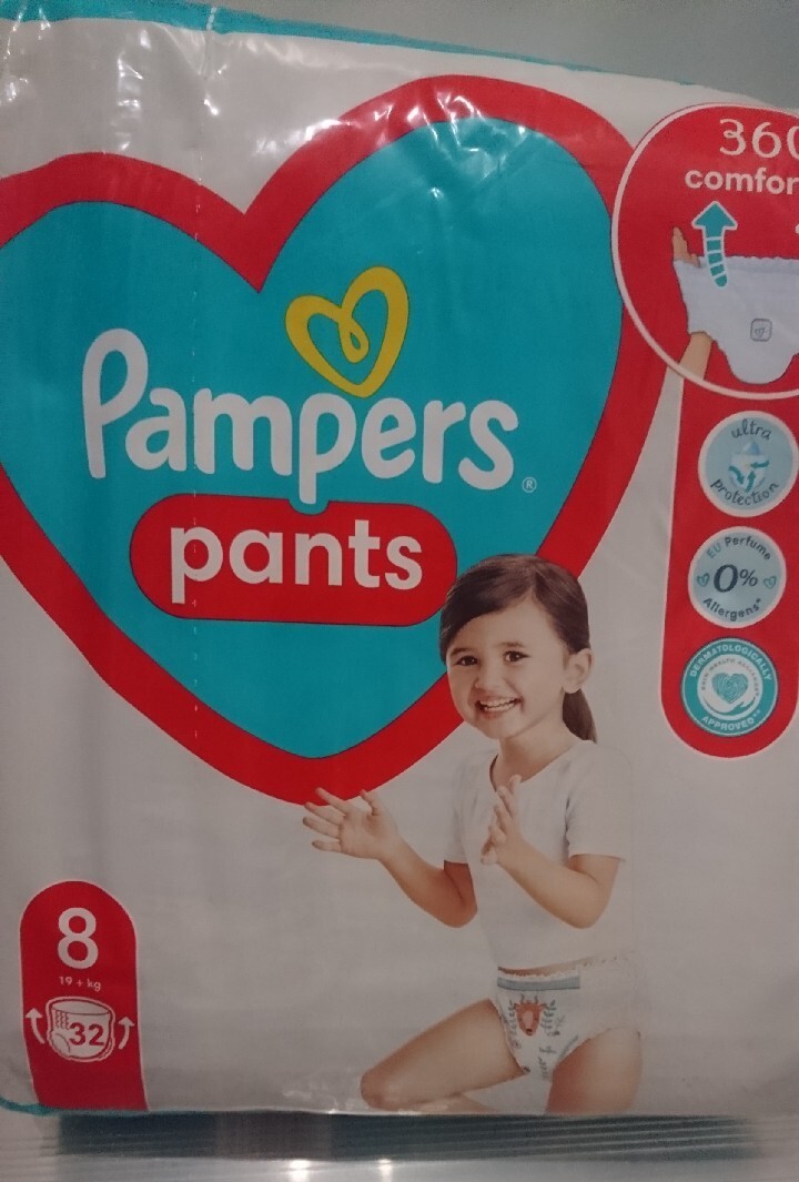 Pieluchomajtki Pampers pants 8, darmowa dostawa Warszawa Kup teraz