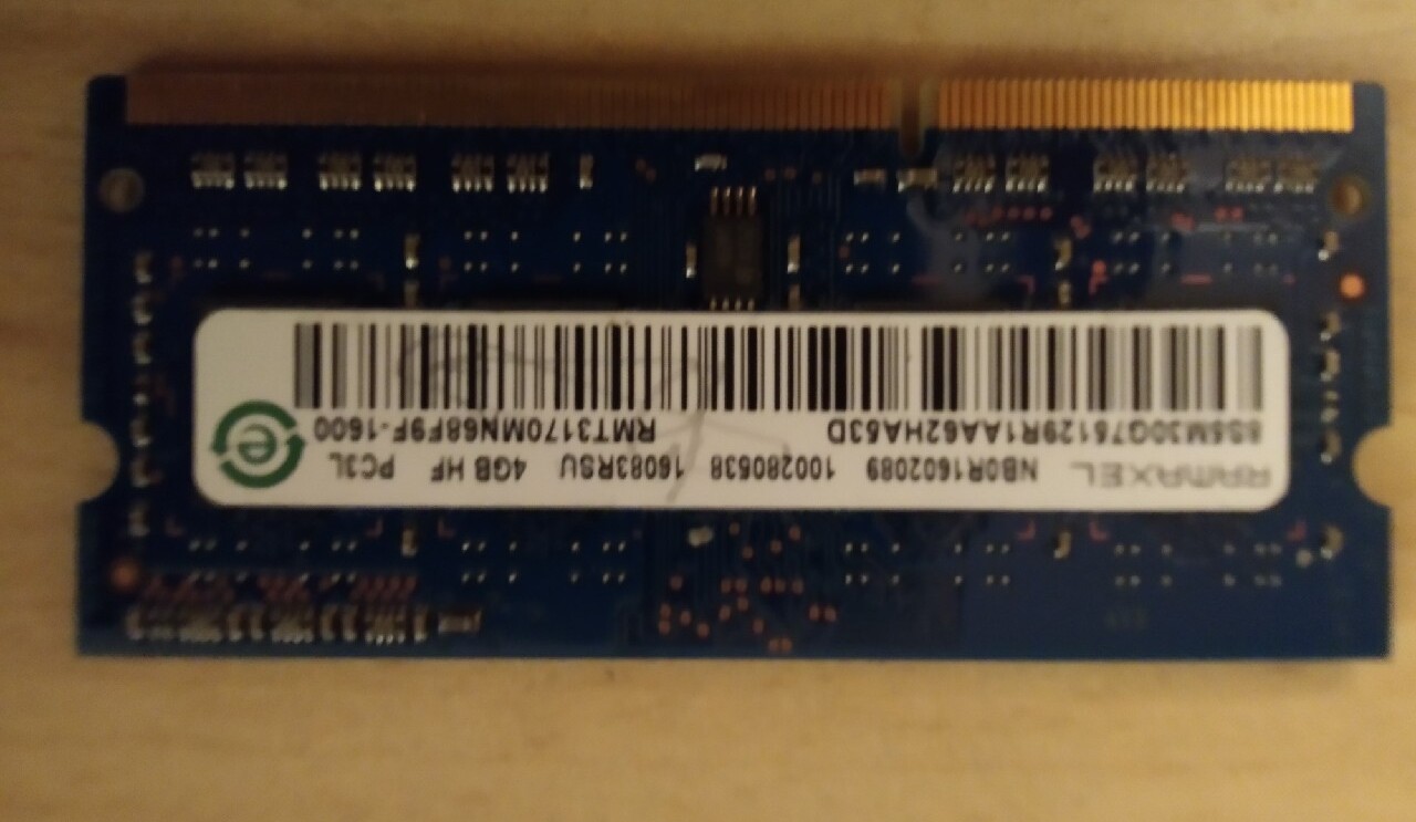 Ramaxel 4gb ram rmt3170me68f9f-1600 | Gdynia | Kup teraz na Allegro ...