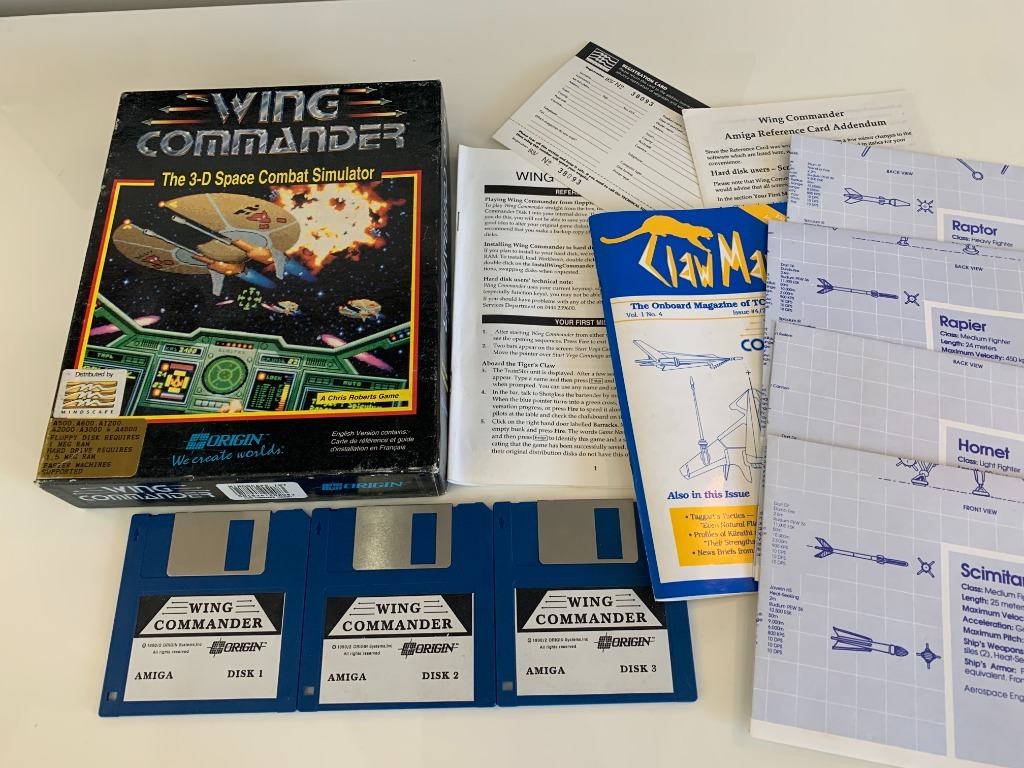 Wing Commander Amiga 1Meg Dyskietka 3 5” Komplet | Biala Podlaska ...
