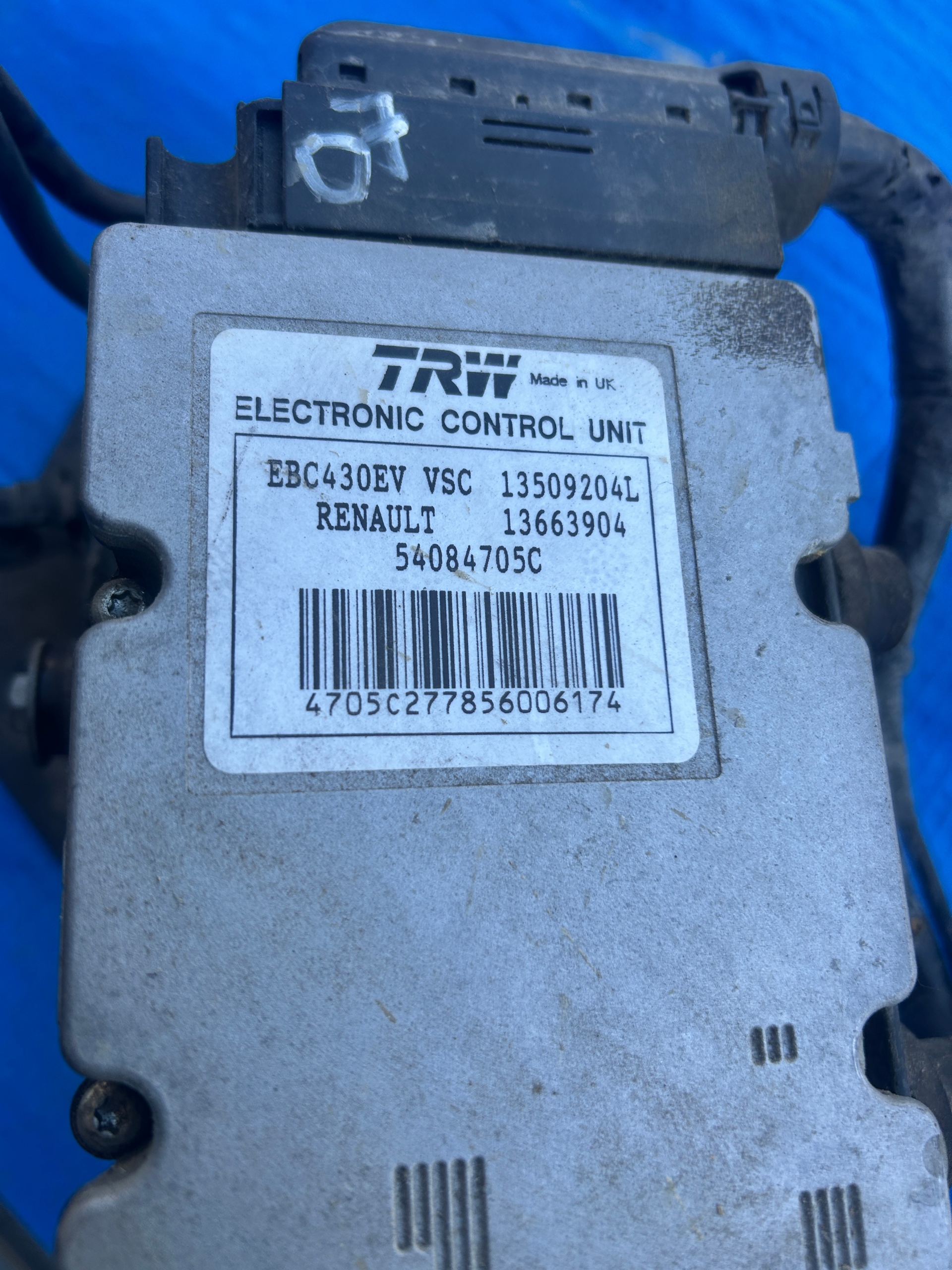 БЛОК КЕРУВАННЯ НАСОСУ ABS TRW EBC430EV - 13509204LRENAULT, 