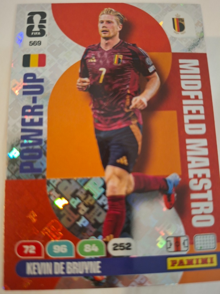 Panini FIFA World Cup 2026 Midfield Maestor Kevin De Bruyne 569 ...