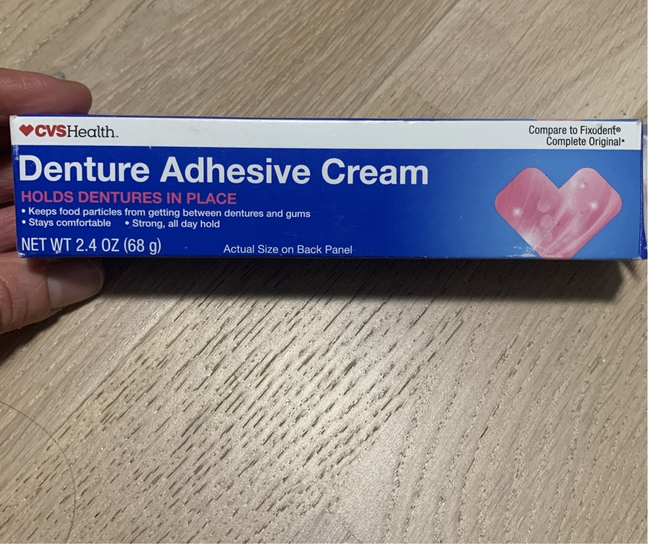 CVS Health Denture Adhesive Cream Warszawa Kup teraz na Allegro