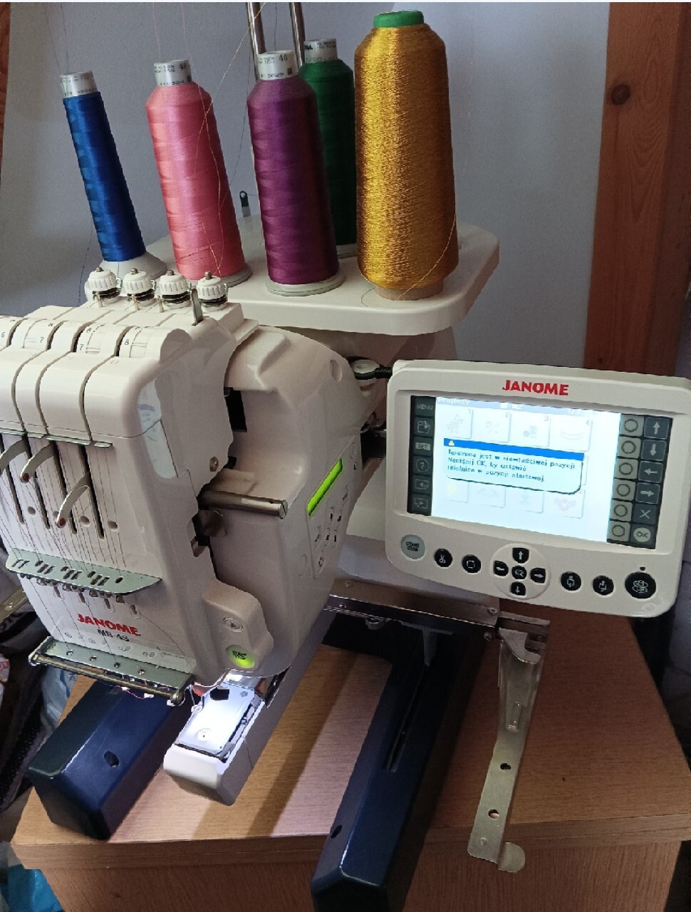 Hafciarka Janome MB4S+programy Digitizer MBX V5.5 Ząb Kup teraz na