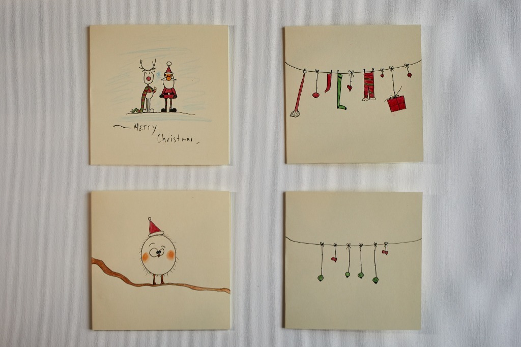 Zdjęcie oferty: Kartki świąteczne zestaw Boże Narodzenie handmade