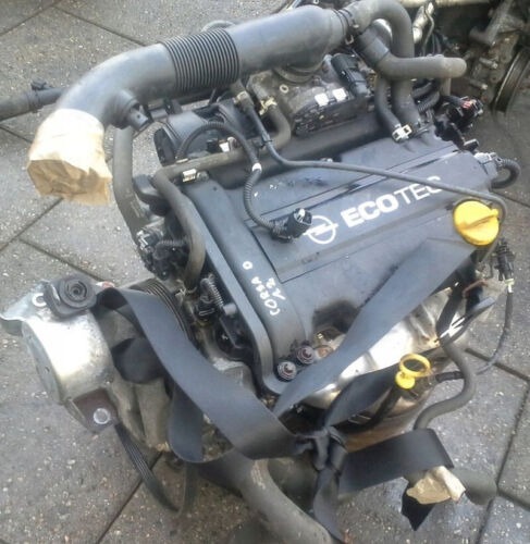 ДВИГУН OPEL CORSA C ASTRA H AGILA ZAFIRA 1.2 16V Z12XEP 67000 MIL 