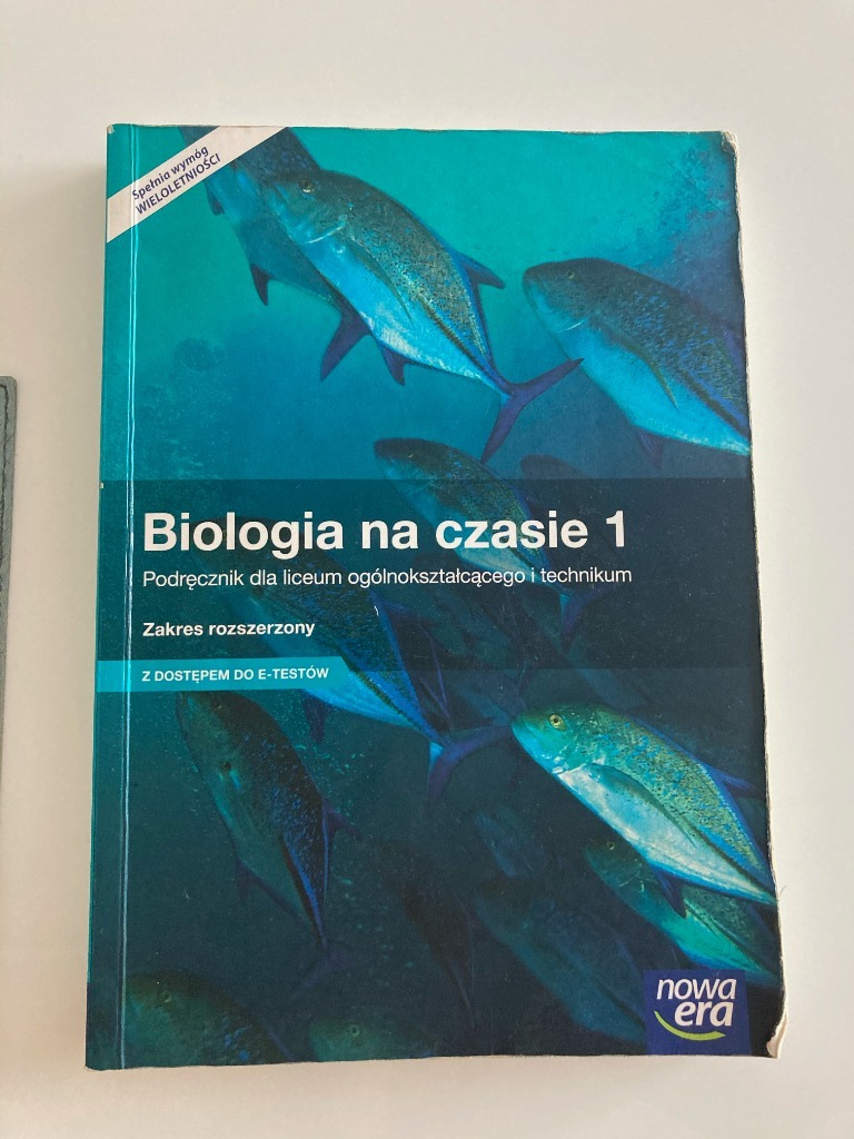Biologia Na Czasie 1 Zakres Rozszerzony E Podręcznik