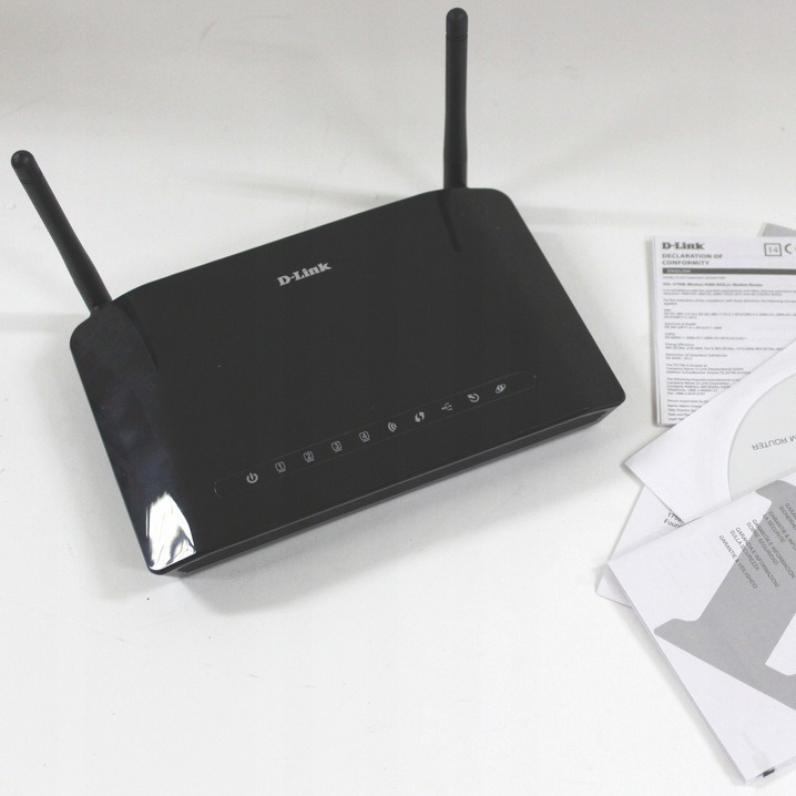 Dlink DSL2750B Router Modem Wireless N300 ADSL2+ Poznań Licytacja