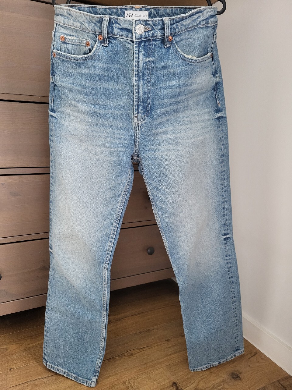 Jeans TRF STOVE PIPE o prostym kroju ZARA r.40 Wrocław Kup teraz na