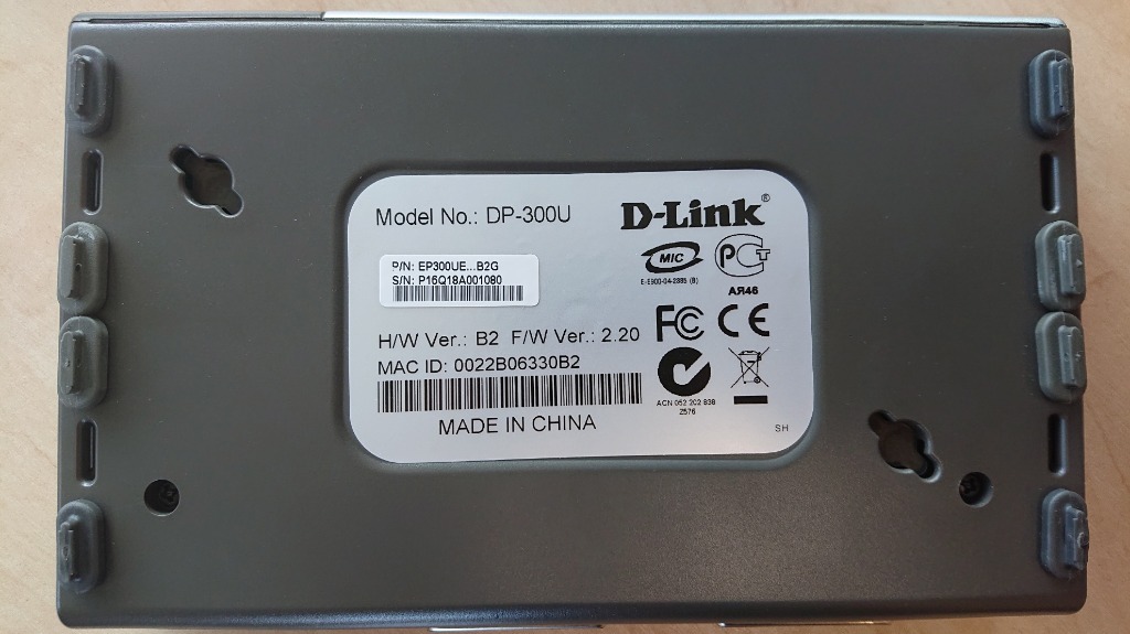 Serwer druku Print server DLink DP300U Kraków Kup teraz na