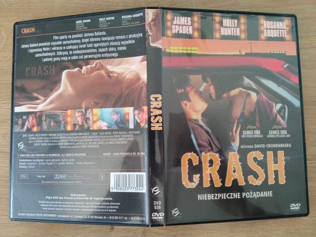 Crash David Cronenberg DVD Warszawa Kup teraz na Allegro Lokalnie
