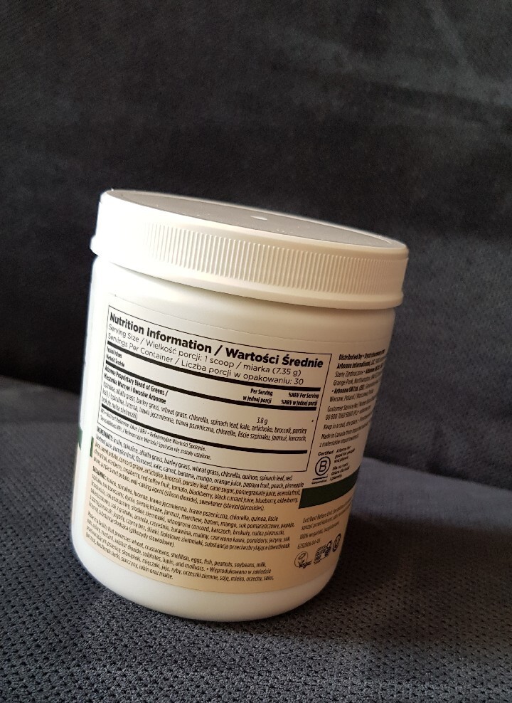 Arbonne BeWell Greens Spirulina Chlorella Jarosław Kup teraz na