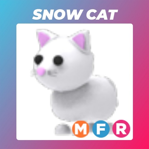 Roblox Adopt Me Mega Neon Snow Cat FR CzechowiceDziedzice Kup