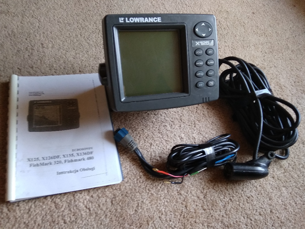 Echosonda Lowrance X125 Łęczna Licytacja na Allegro Lokalnie