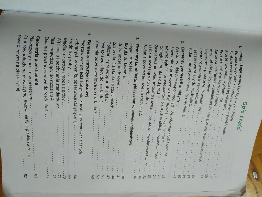Matematyka 3 Zakres Podstawowy Spis Treści