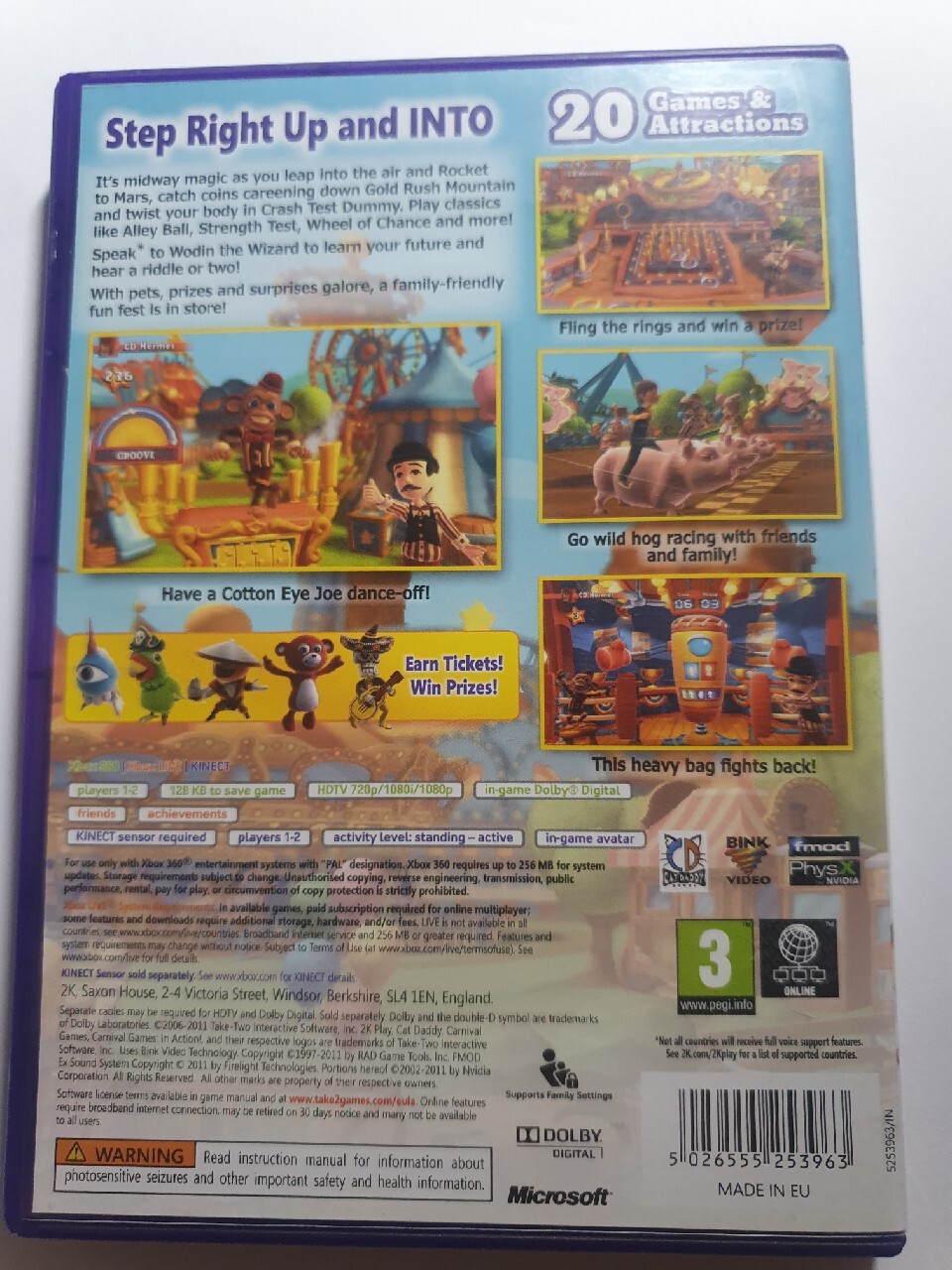 xbox 360 carnival games in action Giżycko Kup teraz na Allegro Lokalnie