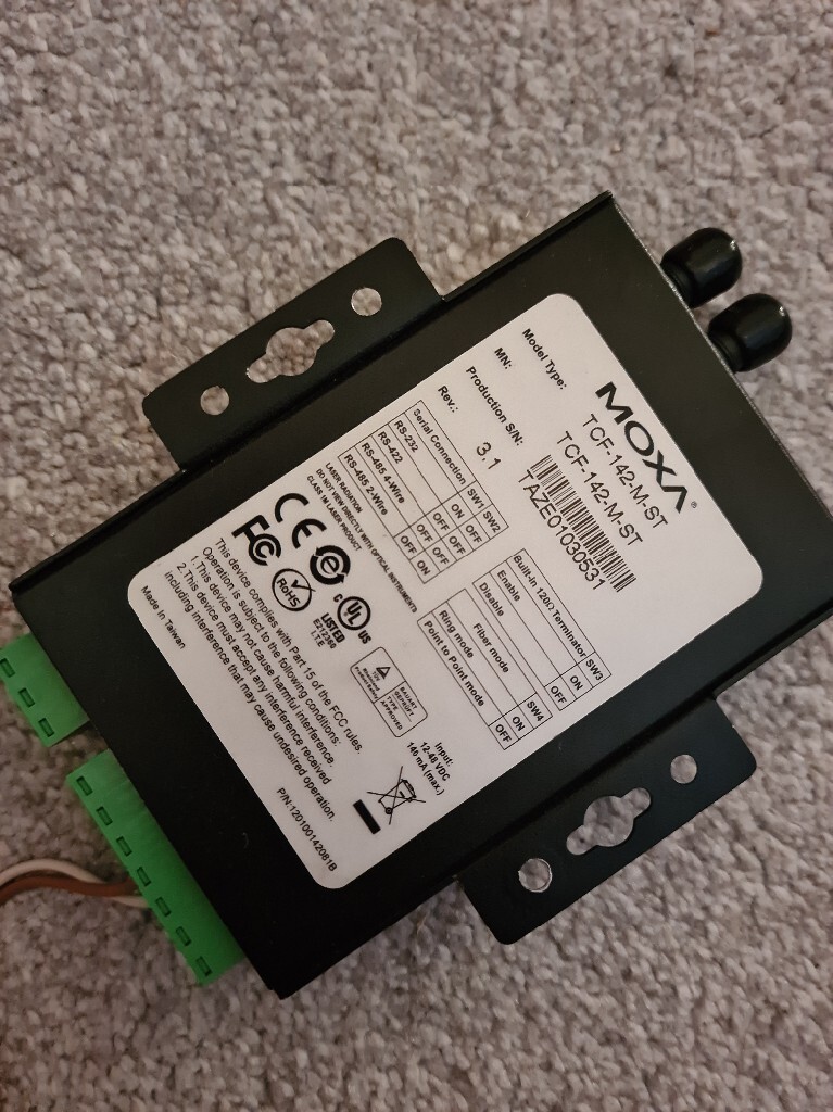 Konwerter MOXA TCF-142-M-ST 5 sztuk | Gryfino | Kup teraz na Allegro ...