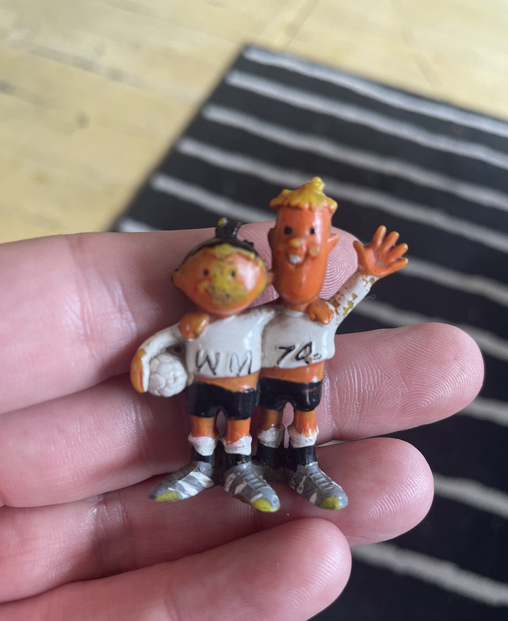 Unikat PRL figurki Tip i Tap Mundial 1974 Oborniki Kup teraz na