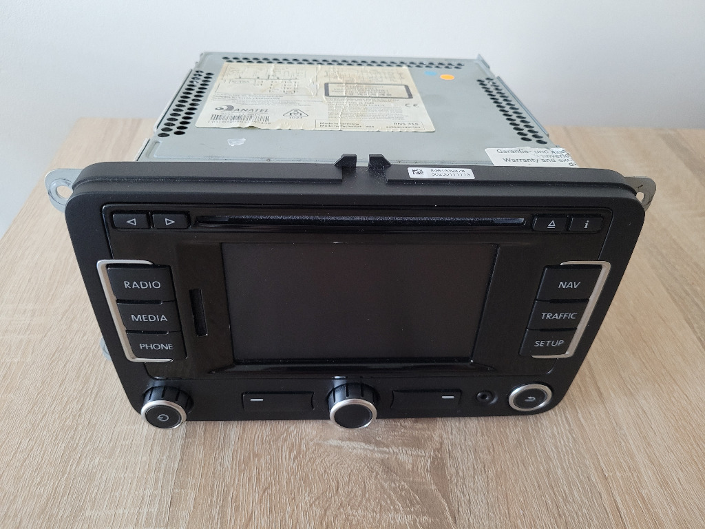 Radio navi VW RNS 315 bluetooth DAB menu PL KOD Piaseczno Kup teraz na Allegro Lokalnie