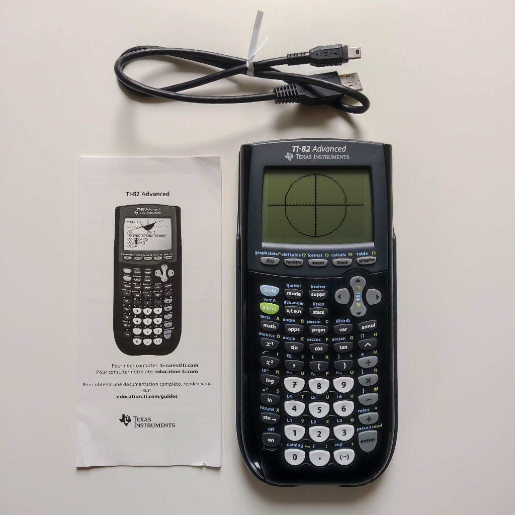Calcolatrice Grafica TI-82 Advanced - Con Custodia E Garanzia 5 Anni
