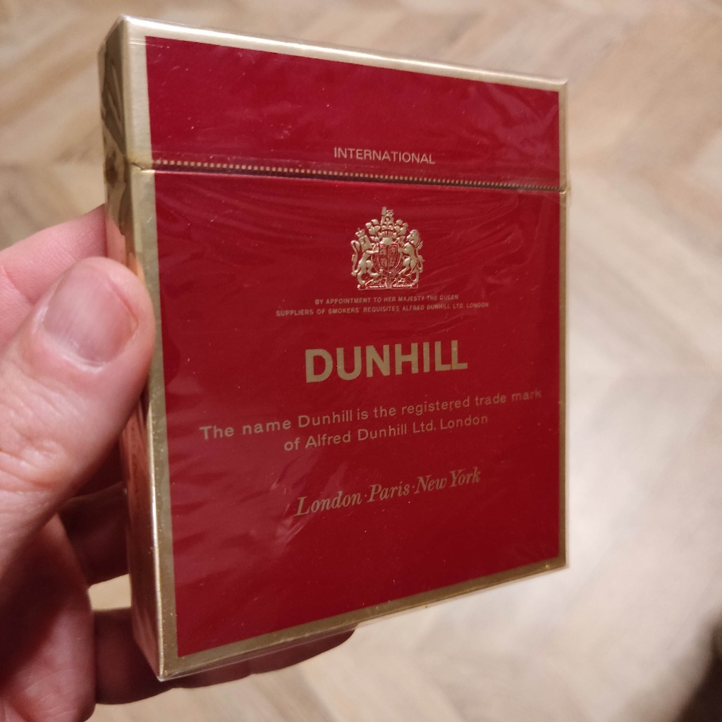 Kolekcjonerskie papierosy DUNHILL PEWEX ostatnie Żary Kup teraz na