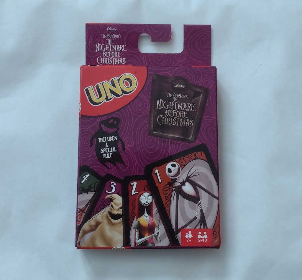 DISNEY THE NIGHTMARE BEFORE CHRISTMAS UNO Mattel Ząbki Kup teraz na